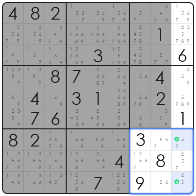 sudoku pointing pair